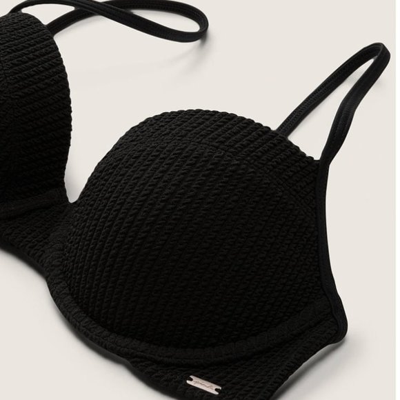 * VICTORIA SECRET * Push Up High Waist Shortie Bikini Set - Black S, M, L - Picture 2 of 9